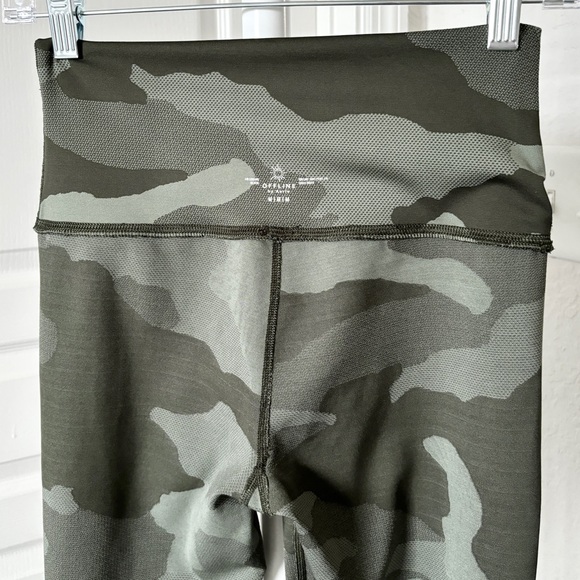 OFFLINE by Aerie Camo High Waisted Legging Olive Fun Green Camo - Picture 11 of 13